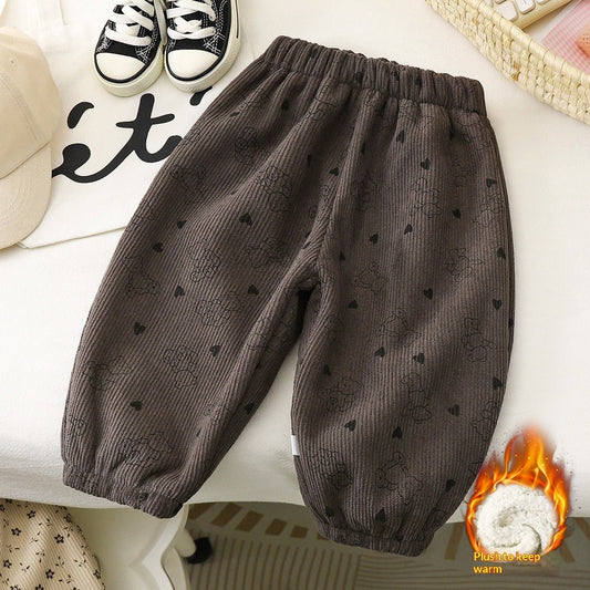 Children's Fleece-lined Warm Thickened Sweatpants | Luxury Home Accessories | Heulog Glow
