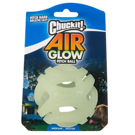 Chuckit! Air Glow Fetch Ball Medium | Luxury Home Accessories | Heulog Glow