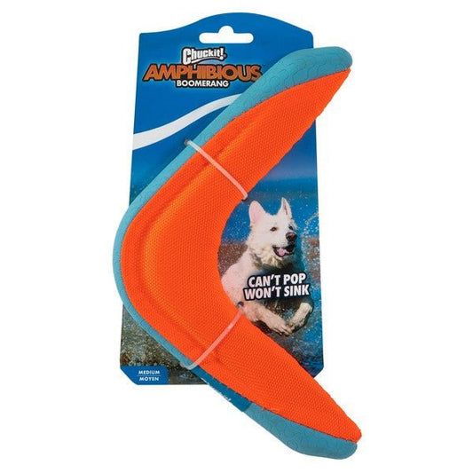 Chuckit! Amphibious Boomerang Medium | Luxury Home Accessories | Heulog Glow