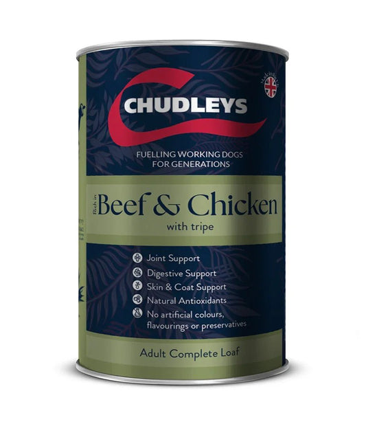 Chudleys Beef & Chicken Tripe Wet 12x395g | Luxury Home Accessories | Heulog Glow