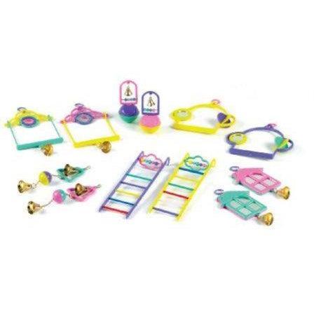 Classic Popular Bird Toys Assortment x12 | Luxury Home Accessories | Heulog Glow