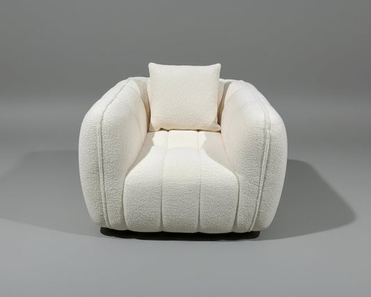 Cloud Comfort Boucl Armchair | Luxury Home Accessories | Heulog Glow