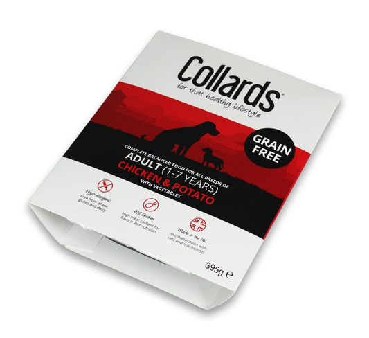Collards Adult Grain Free Chicken&Potato 7x395g | Luxury Home Accessories | Heulog Glow