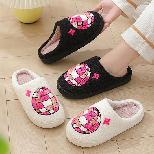 Comfortable Home Warm Cartoon Embroidered Balloon Cotton Slippers | Luxury Home Accessories | Heulog Glow