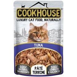 Cookhouse Cat Tuna Pate Terrine, 70g x 18 | Luxury Home Accessories | Heulog Glow