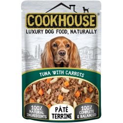 Cookhouse Dog Tuna & Carrots Pate Terrine, 100g x 15 | Luxury Home Accessories | Heulog Glow