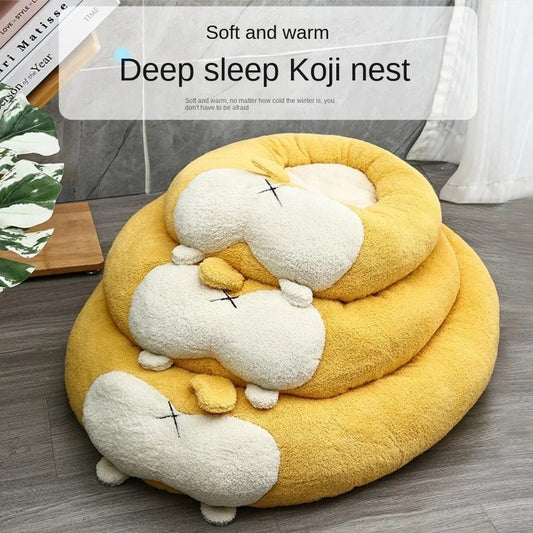 Corgi Shaped Bed For Dog Cat Soft Pet Kennel Cute Cat Nest Dogs Basket Sofa Puppy Sleeping Mat Pet Accessories | Luxury Home Accessories | Heulog Glow