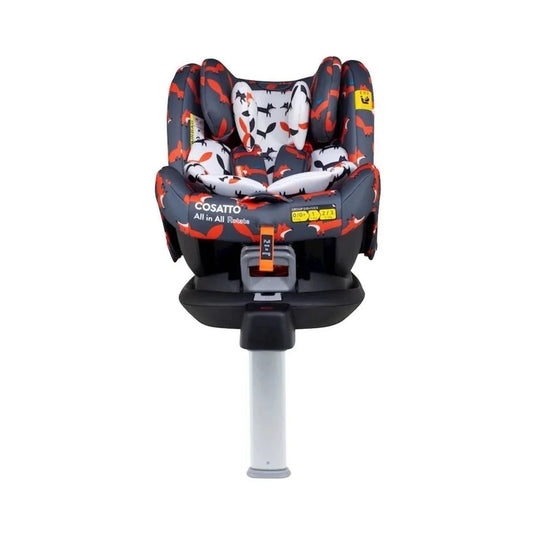 Cosatto All in All 360 Rotate i-Size Car Seat - Charcoal Mister Fox | Luxury Home Accessories | Heulog Glow
