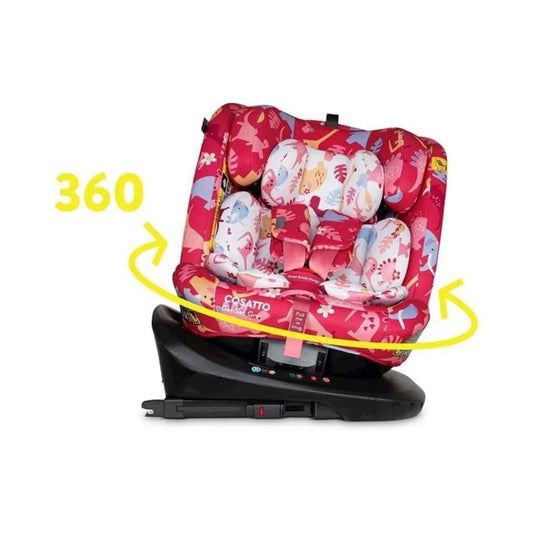 Cosatto Get Set Grow i-Size 360 Car Seat - Dino Delite | Luxury Home Accessories | Heulog Glow