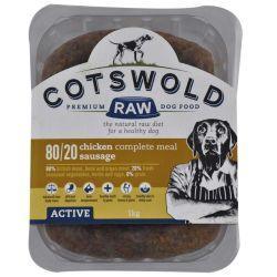 Cotswold Raw Active Sausage Chicken 500g | Luxury Home Accessories | Heulog Glow