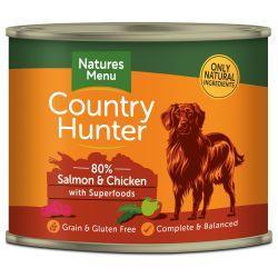 Country Hunter 80% Salmon & Chicken with Superfoods, 6 x 600g | Luxury Home Accessories | Heulog Glow