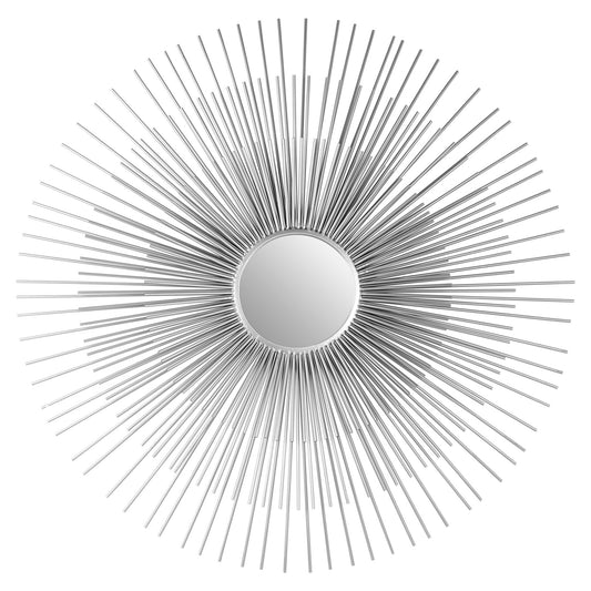 Cristi Silver Finish Wall Mirror | Luxury Home Accessories | Heulog Glow