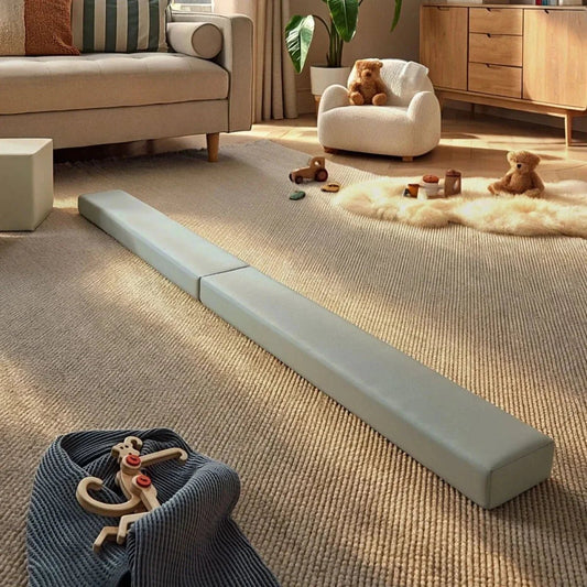 CuddleCo Soft Play Balance Beam - Sea Salt | Luxury Home Accessories | Heulog Glow