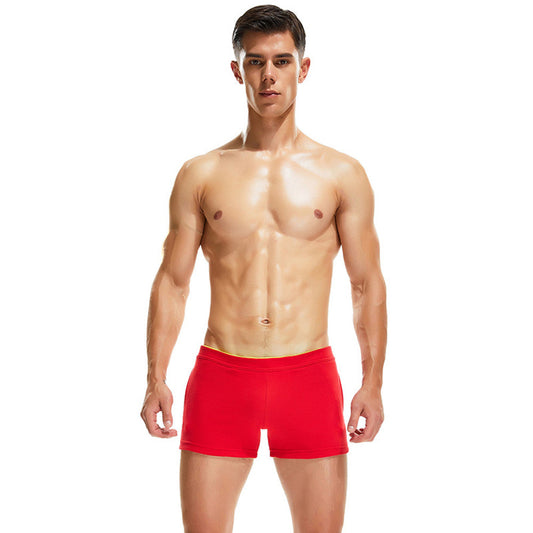 Men's Home Sports Casual Shorts Cotton Solid