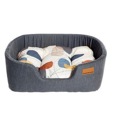 Danish Design Colour Block Steel Lux Slumber Bed Medium | Luxury Home Accessories | Heulog Glow