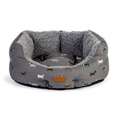 Danish Design FatFace Marching Dogs Deluxe Slumber 35Inch | Luxury Home Accessories | Heulog Glow