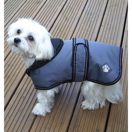 Danish Design Luxury Dusty Blue Dog Coat 75cm | Luxury Home Accessories | Heulog Glow