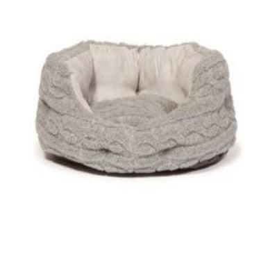 Danish Design Slumber Bed Bobble Pewter 61cm | Luxury Home Accessories | Heulog Glow