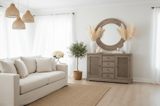 Delphine Collection 2 Door 4 Drawer Large Dresser Base | Luxury Home Accessories | Heulog Glow
