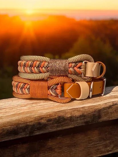 Deluxe Collar - Handmade Paracord Dog Collar | Luxury Home Accessories | Heulog Glow