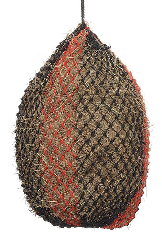 Deluxe Polypropylene Hay Net 40" Medium Navy/Red | Luxury Home Accessories | Heulog Glow