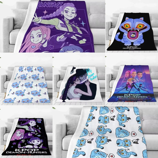 Demon Hunters Extra Large Dog Blanket | Luxury Home Accessories | Heulog Glow