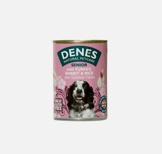 Denes Senior Dog Turkey Rabbit Rice Herbs 400g x 12 | Luxury Home Accessories | Heulog Glow