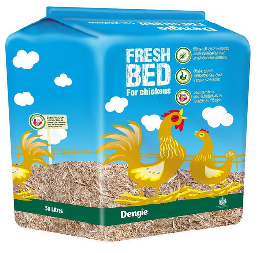 Dengie Fresh Bed For Chickens 50L | Luxury Home Accessories | Heulog Glow