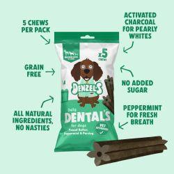 Denzel's Medium Vegan Daily Dentals for Dogs, 100g | Luxury Home Accessories | Heulog Glow