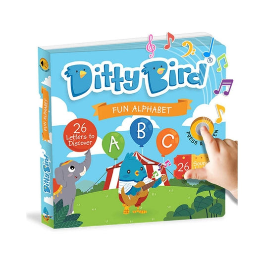 Ditty Bird ABC Fun Alphabet Book | Luxury Home Accessories | Heulog Glow