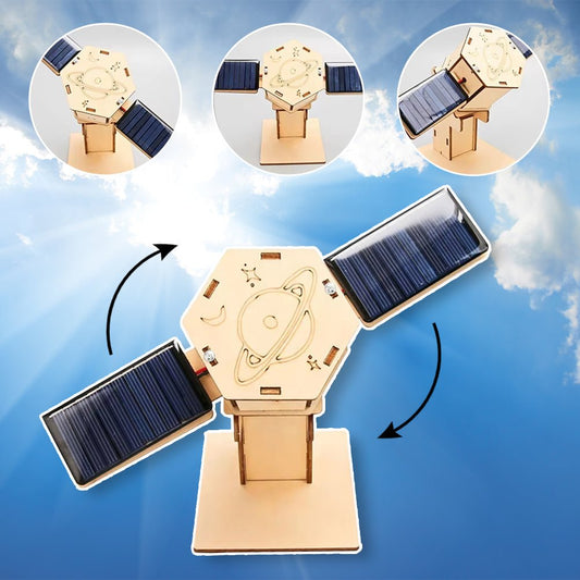 Diy Technology Small Production Stem Experimental Teaching Aids Space Model Artificial Satellite Educational Toys Solar Power Toy Kit Science | Luxury Home Accessories | Heulog Glow
