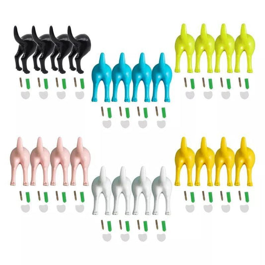 Dog Butt Hook Hanger (Set of 4) | Luxury Home Accessories | Heulog Glow