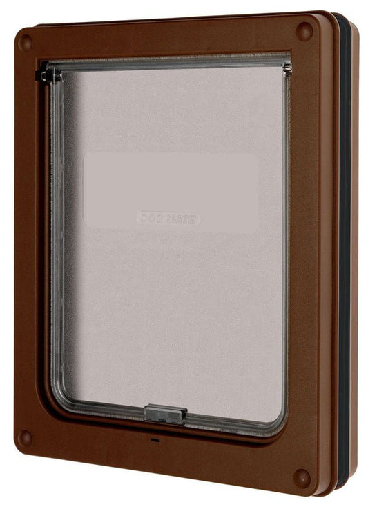 Dog Door Brown Medium | Luxury Home Accessories | Heulog Glow