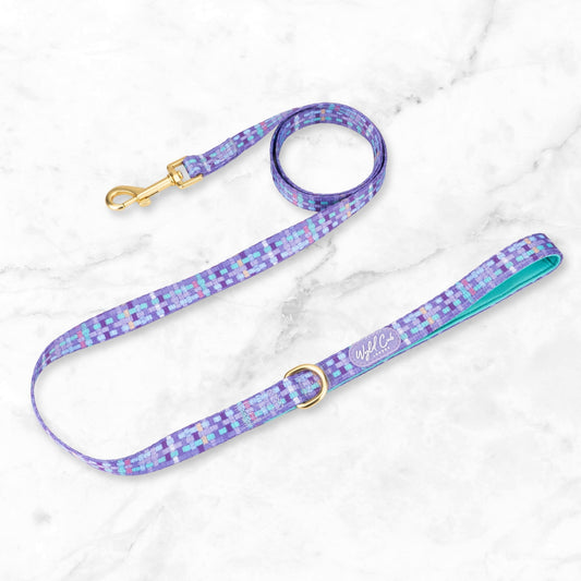 Dog Lead: Belgravia Sugarplum | Luxury Home Accessories | Heulog Glow