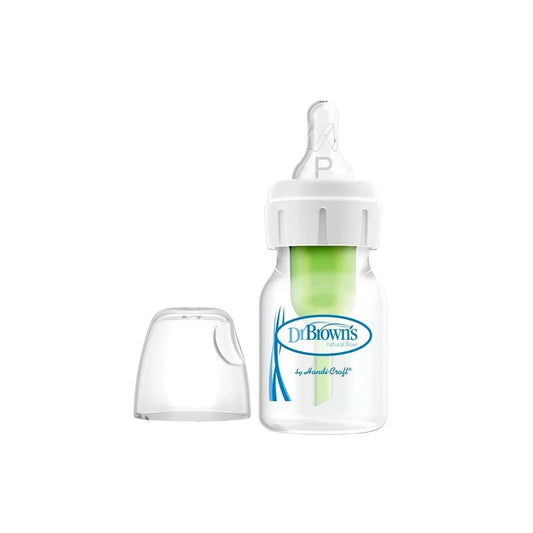 Dr. Brown's Options+ Anti-Colic Narrow Neck Baby Bottle Premature Flow Level 60ml | Luxury Home Accessories | Heulog Glow