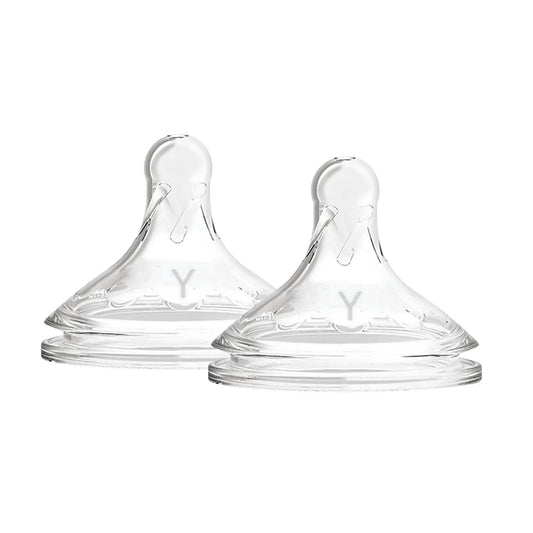 Dr. Brown's Options+ Baby Bottle Teats Wide Neck 9+ months Pack of 2 | Luxury Home Accessories | Heulog Glow