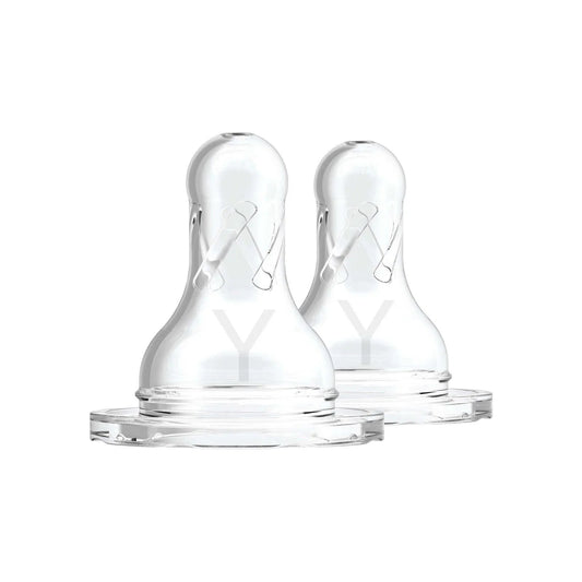 Dr. Brown's Options+ Narrow Neck Y-Cut Teats 9+ months Pack of 2 | Luxury Home Accessories | Heulog Glow