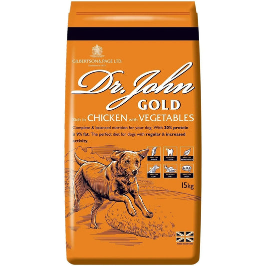 Dr John Gold with Chicken 15kg | Luxury Home Accessories | Heulog Glow