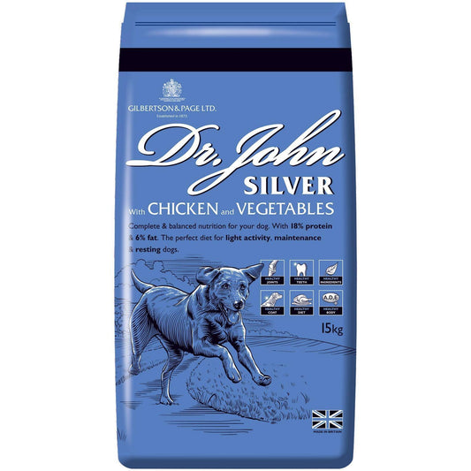 Dr John Silver with Chicken 15kg | Luxury Home Accessories | Heulog Glow