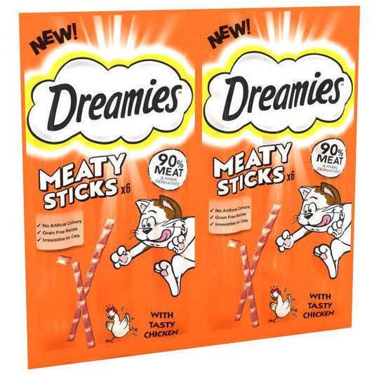 Dreamies Meaty Sticks Chicken 14x30g | Luxury Home Accessories | Heulog Glow