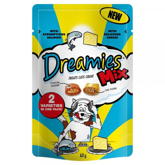 Dreamies Mix Salmon & Cheese 8x60g | Luxury Home Accessories | Heulog Glow