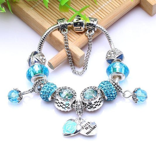 Dripping Oil Double Love Bracelet Mother's Day Gift Bracelet | Luxury Home Accessories | Heulog Glow