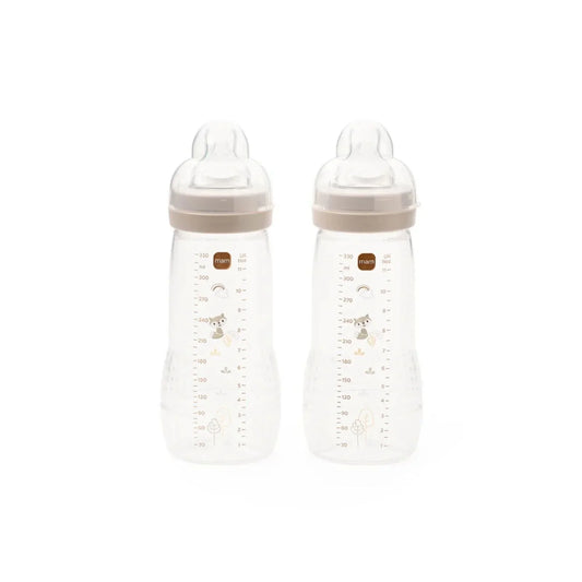 MAM Easy Active Bottle 330ml Unisex Pack of 2 Assorted