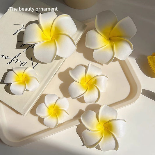 Princess On The Run Plumeria Rubra Hairpin Headdress