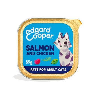 Edgard & Cooper Cat Pate Salmon & Chicken 85g x 16 | Luxury Home Accessories | Heulog Glow