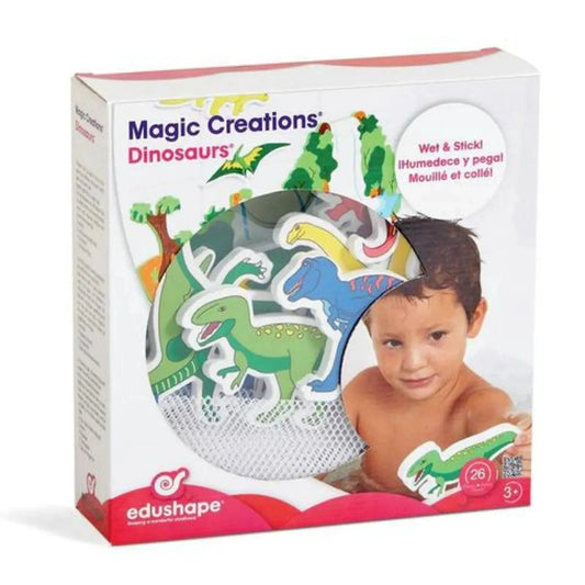 Edushape Bathtime Magic Creations - Dinosaurs | Luxury Home Accessories | Heulog Glow