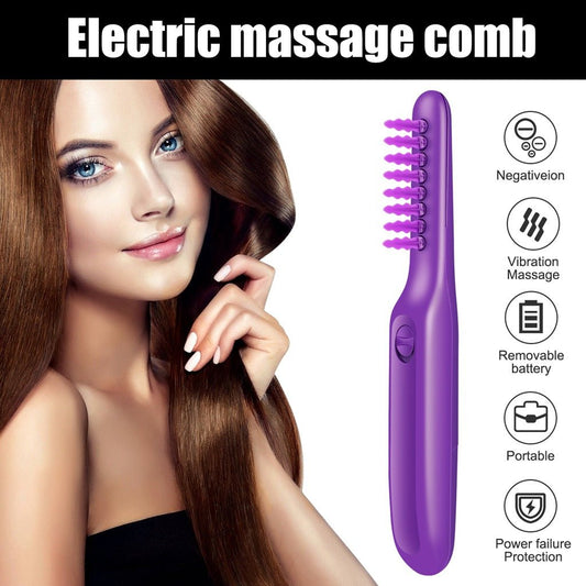 Electric Detangling Brush Scalp Massage Hair Brush | Luxury Home Accessories | Heulog Glow