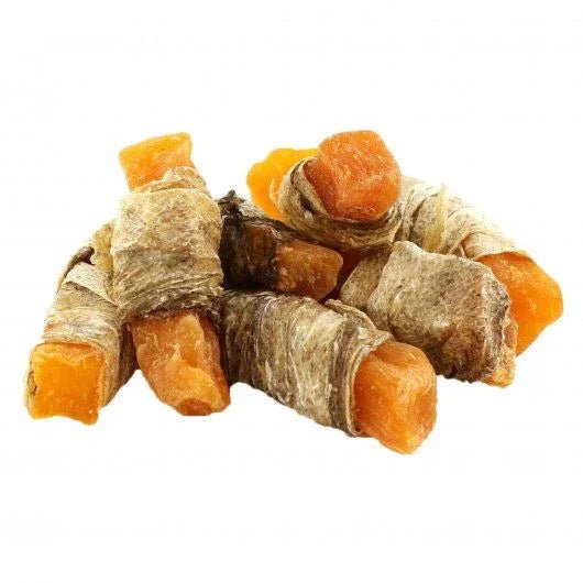 Elkwood Sweet Potato Strips Wrapped With Fish Skin | Luxury Home Accessories | Heulog Glow