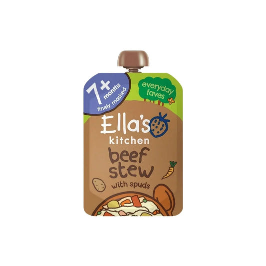 Ella's Kitchen Organic Beef Stew Baby Food Pouch 7+ months 130g | Luxury Home Accessories | Heulog Glow