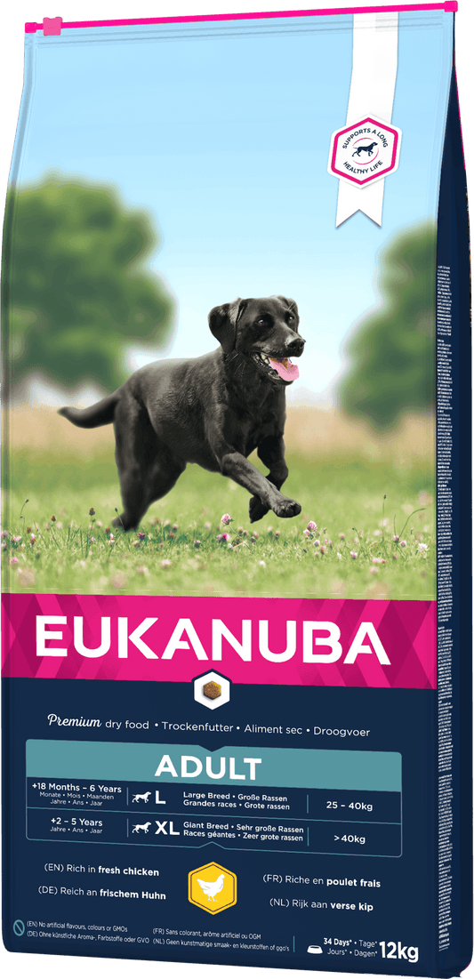 Eukanuba Adult Large Breed Chicken 12kg | Luxury Home Accessories | Heulog Glow
